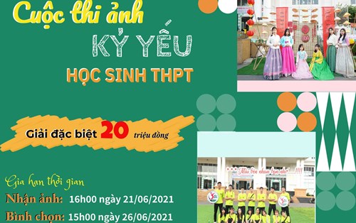 Cuộc thi ảnh "Mãi bên nhau bạn nhớ" dành cho học sinh THPT