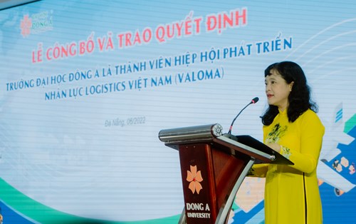 Đại học Đông Á là thành viên Hiệp hội phát triển nhân lực logistics Việt Nam (VALOMA)