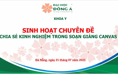 Sinh hoạt chuyên đề - Soạn giảng Canvas