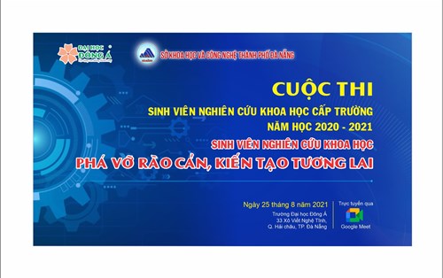 Vinh danh sinh viên đạt giải trong Cuộc thi "Sinh viên nghiên cứu khoa học cấp trường năm học 2020-2021"